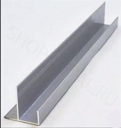 Алюминиевый F-профиль под 12 мм