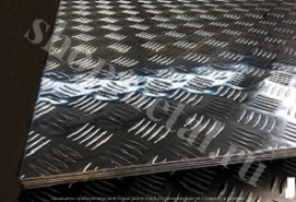 Рифленый алюминиевый лист Квинтет 1,5х600х3000 АМГ2НР