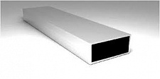 Алюминиевый прямоугольный бокс 100x20х2мм