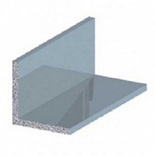 Анодированный алюминиевый уголок(хром) 20x20 мм