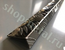 Алюминиевый рифленый уголок  15x30 мм