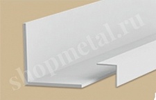Алюминиевый угол (белый ) 50 х 50 мм