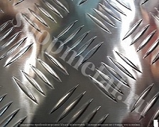 Рифленый алюминиевый лист Квинтет 3х1500х2000 АМГ2НР