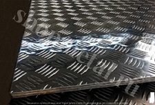 Рифленый алюминиевый лист Квинтет 3,0 х 600 х 3000 АМГ2НР