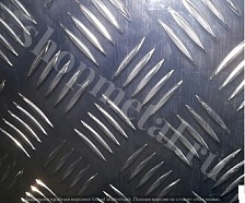 Рифленый алюминиевый лист Квинтет 1,5х500х1200 АМГ2НР