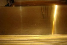 Латунный лист 1,5x500x600 мм