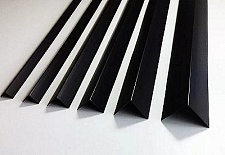 Уголок алюминиевый (чёрный) 100х100 мм